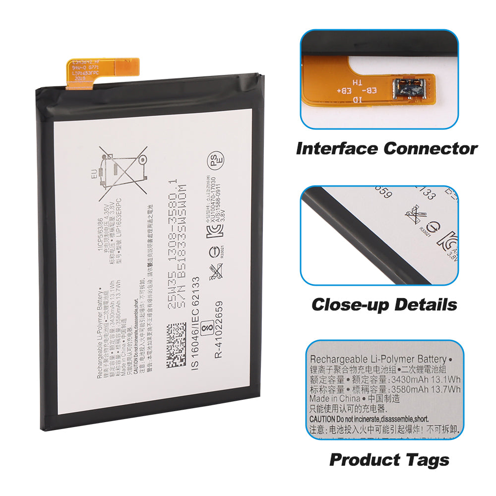 Sony-LIP1653ERPC-3.8V-13.7Wh-Phone-Battery