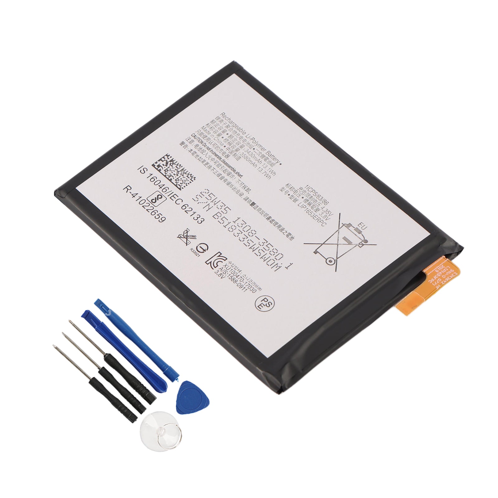 Sony-LIP1653ERPC-3.8V-13.7Wh-Phone-Battery