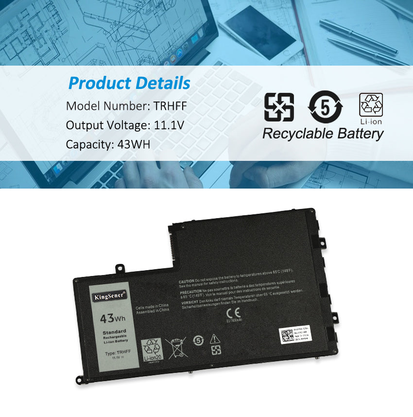Dell Inspiron 15-5545 15-5547 15-5548 15-5557용 노트북 배터리 (43Wh, 11.1V)