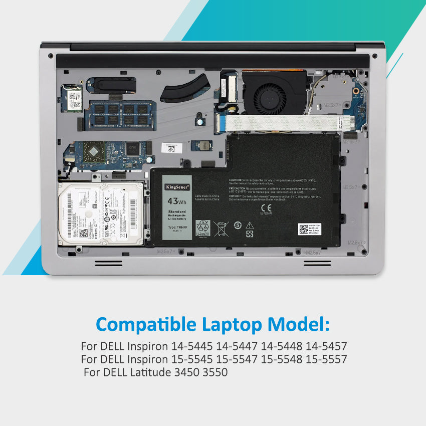 Dell Inspiron 15-5545 15-5547 15-5548 15-5557용 노트북 배터리 (43Wh, 11.1V)