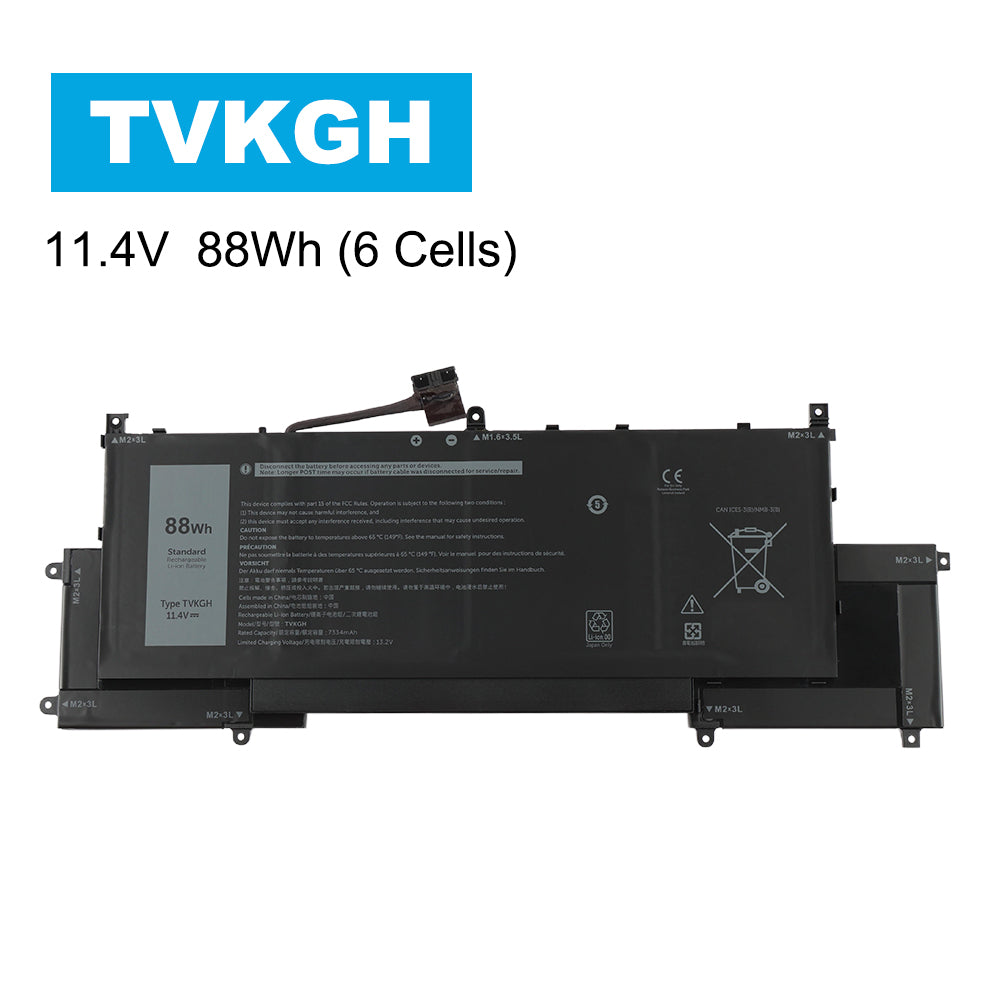 TVKGH-11.4V-88Wh-Laptop-Battery