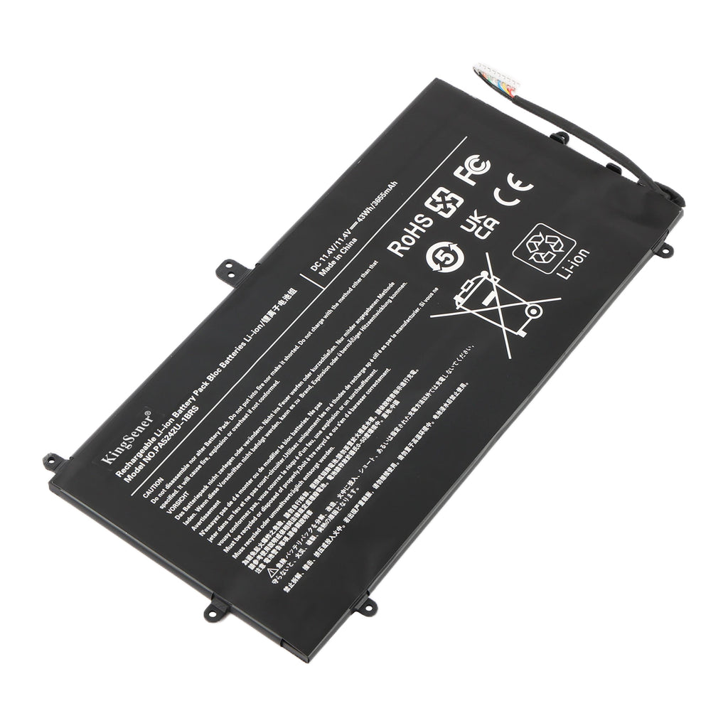 PA5242U-1BRS Laptop Battery for Toshiba Satellite Radius 12 - Front View on White