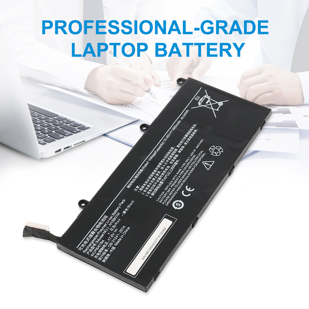 Xiaomi N15B01W replacement professional-grade Li-polymer laptop battery 15.4V 2600mAh 40.04Wh