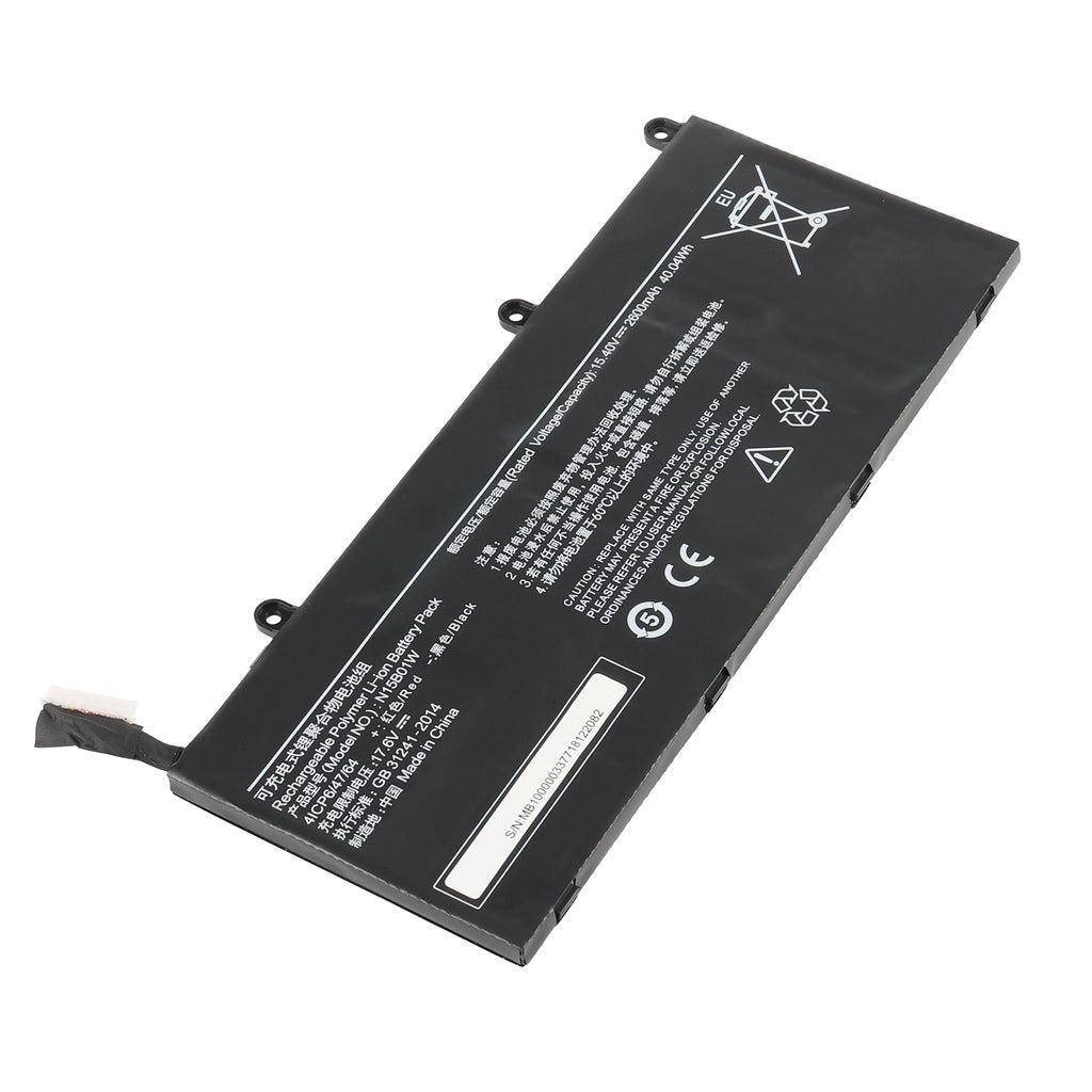 Xiaomi N15B01W replacement Li-polymer laptop battery 15.4V 40.04Wh white background product main image