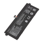 KingSener R13B08W 8700mAh battery front view showing label specs, multicolor connector cable, CE certification, Li-ion recycling mark