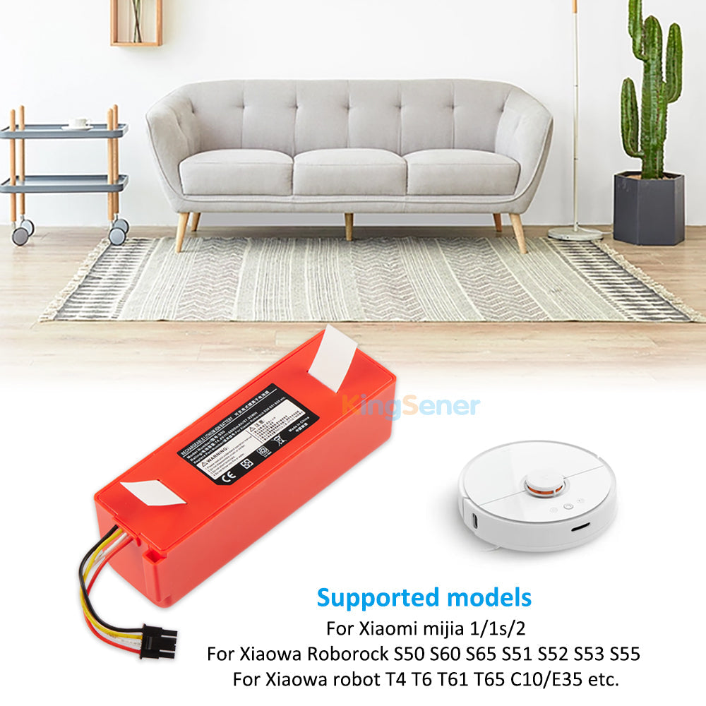 Xiaomi-S50-14.4V-6800mAh-Sweeping-Robot-Battery