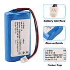 YUSEN-JW-Y2S-2.55-2550mAh-Medical-Battery