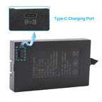 ZNS-09 5000mAh Replacement Battery For Smart Door Lock - Type-C Charging Port