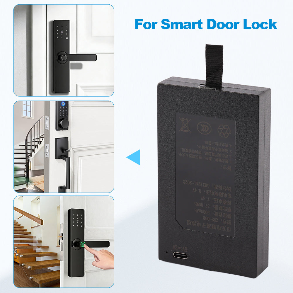 ZNS-09B-7.4V-37Wh-Smart-Door-Lock-Battery