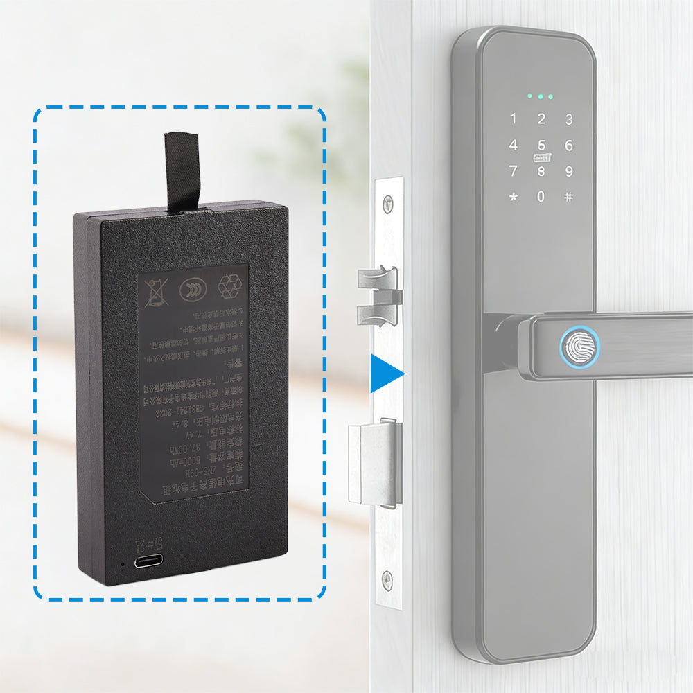 ZNS-09H-7.4V-37WH-Smart-Door-Lock-Battery