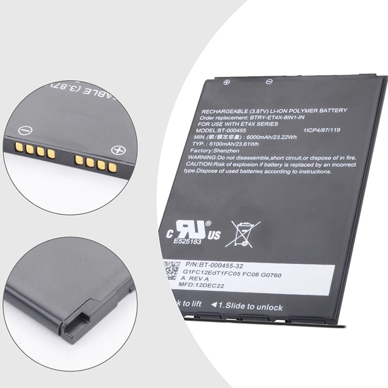 Zebra-BT-000455-3.87V-23.61Wh-Tablet-Battery
