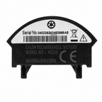 BOSE QC3 battery angled label-side view
