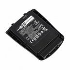 CipherLab BA-0124A0 and BA-0126A0 battery shown fully visible on a pure white background with its label and terminals preserved.