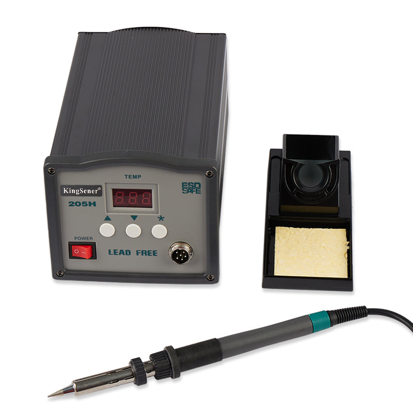 150W 220V Wired Electric Adjustable High Power High Power Constant Temperature Desoldering Soldering Iron Kit | KingSener