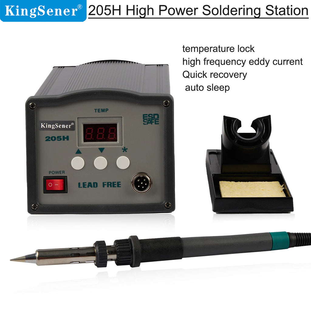 150W 220V Wired Electric Adjustable High Power High Power Constant Temperature Desoldering Soldering Iron Kit | KingSener