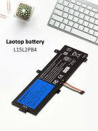 L15L2PB4 Laptop Battery for Lenovo IdeaPad, 30Wh, showing the internal battery unit with labels