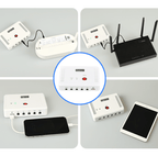 SK616 Mini Portable UPS 13200mAh — 5V/9V/12V/15V/24V DC + USB, Max 24W
