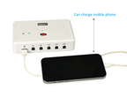 SK616 Mini Portable UPS 13200mAh — 5V/9V/12V/15V/24V DC + USB, Max 24W