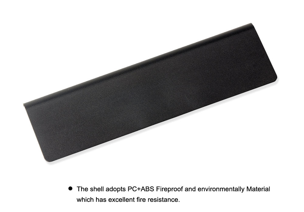 A32-N56 laptop battery for ASUS N56 N46 series, 10.8V 56Wh 5200mAh, black rectangular case with ribbed side and metal contact pins.