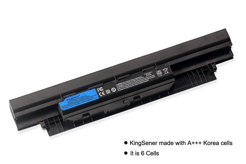 A32N1331 Laptop Battery for ASUS E451, 10.8V 5200mAh, front view with multi-pin interface connector.