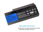 A42-G73 Laptop Battery for ASUS G73, 14.4V 5200mAh, front view highlighting the blue brand section.