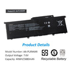 AA-PLXN4AR AA-PBXN4AR Battery for Samsung Series 9 900X3C 900X3D 900X3E — 7.6V 44Wh