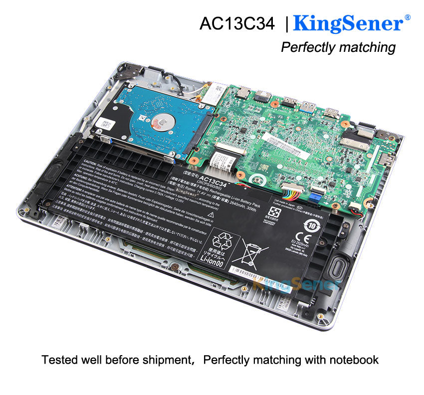 AC13C34 Battery for Acer Aspire V5-122P V5-132 E3-111 E3-112 ES1-111M 30WH