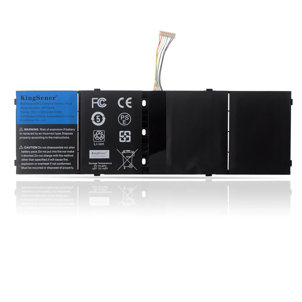KingSener AP13B3K Laptop Akku für Acer Aspire V5 R7 V7 V5-572G V5-573G V5-472G V5-473G V5-552G M5-583P V5-572P R7-571 AP13B8K