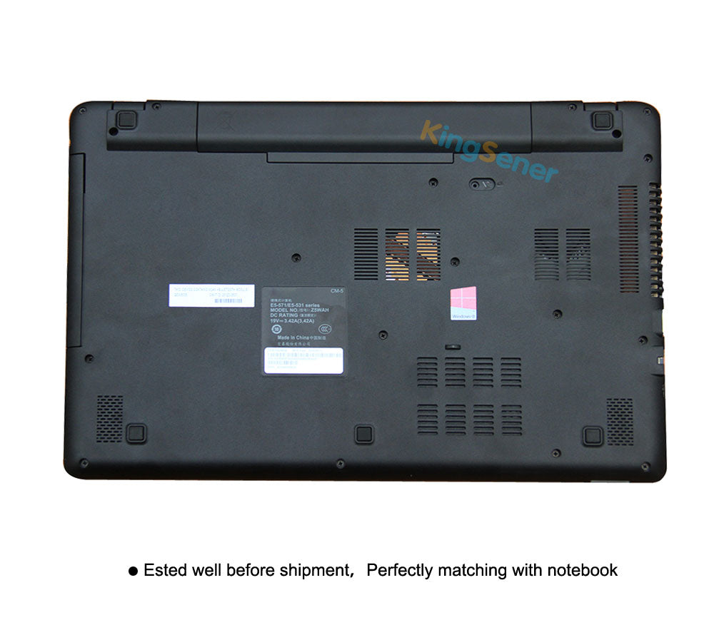 Batería KingSener AL14A32 para portátil Acer E14, E15, E5-411, E5-421, E5-471, E5-511, E5-551, E5-572, V3-572, AL14A32, 11,1 V, 56 Wh