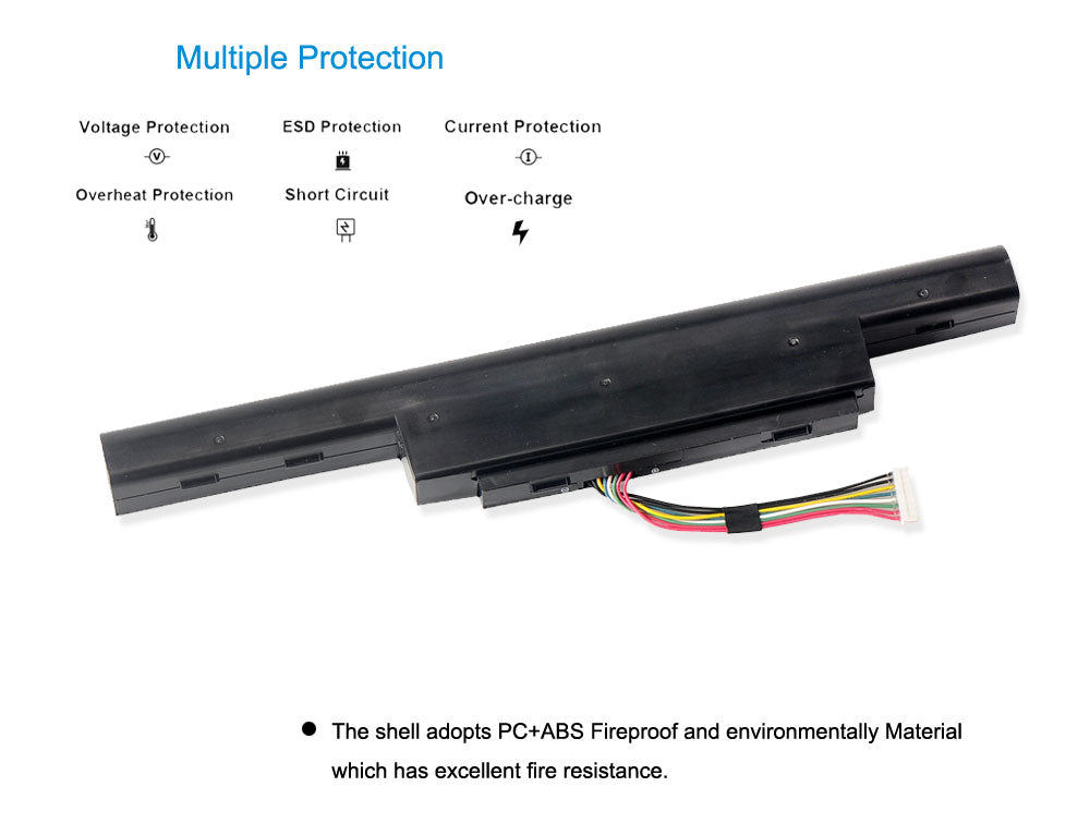 KingSener AS16B5J AS16B8J 筆記型電腦電池 適用於宏碁 Aspire E5-575G-53VG 3ICR19/66-2 5600mAh/61.3WH