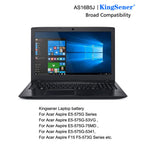 KingSener AS16B5J AS16B8J 筆記型電腦電池 適用於宏碁 Aspire E5-575G-53VG 3ICR19/66-2 5600mAh/61.3WH