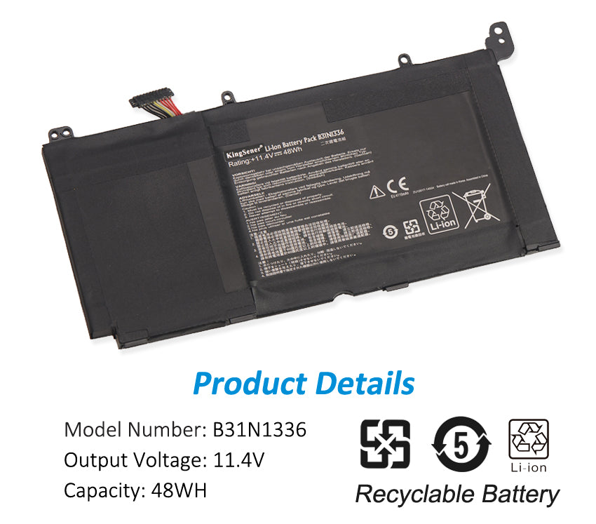B31N1336 Laptop Battery For ASUS VivoBook R553L Series R553L R553LN R553LF