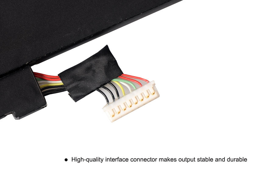 B31N1342 Replacement Laptop Battery for ASUS Chromebook C200M, 11.4V 48WH, side angle showing the thin profile and mounting tabs.