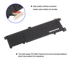 B31N1424 Laptop Battery for ASUS K401L, 11.4V 48Wh, close-up of interface connector and wires.
