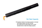 B8000 replacement battery for Lenovo Yoga Tablet, 3.75V 9000mAh, rear view showing metal foil casing and safety instructions