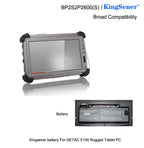 BP2S2P2600(S) Laptop Battery For Getac E100 Notebook Battery BP2S2P2600(S) P/N:441814800016 BP2S2P2050(S)(P) | KingSener