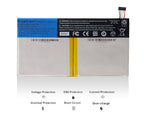 C12N1320 Replacement Laptop Battery for ASUS Transformer T100, 3.85V 31WH, front view showing wiring and labels.