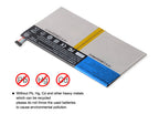 C12N1320 Replacement Laptop Battery for ASUS Transformer T100, 3.85V 31WH, back side of the dual-cell battery pack.