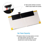 C12N1435 Replacement Tablet Battery for ASUS T100HA, 3.8V 30WH, top view of the blue branding label and specifications.
