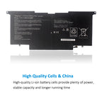KingSener C22-UX31 華碩 Zenbook UX31 UX31A UX31E UX31E-DH72 C22-UX31 C23-UX31 7.4V 50WH/6840mAh 筆記本電池