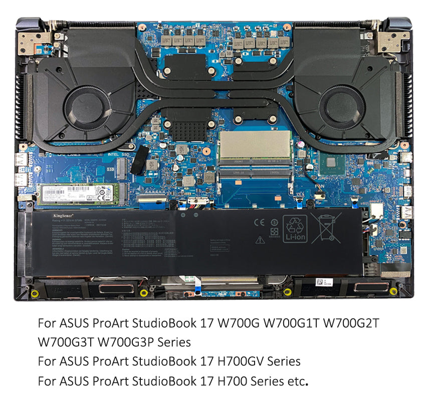 Аккумуляторная батарея Kingsener C31N1834 для ноутбука ASUS ProArt StudioBook Pro 17 W700G W700G3T W700G1T W700G2T H700 H700GV