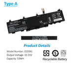 CC03XL Battery for HP EliteBook 830 835 840 845 G7 ZBook FIREFLY 14 G7 G8 MT32 MT46 — 11.55V 56Wh