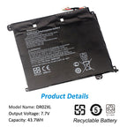HP Chromebook 11 G 5シリーズ859027-1 C 1 859357-855 HSTNN-IB 7 M 859027-121 7.7 V 43.7 Whに適したKingsener DR 02 XLノートパソコンバッテリー