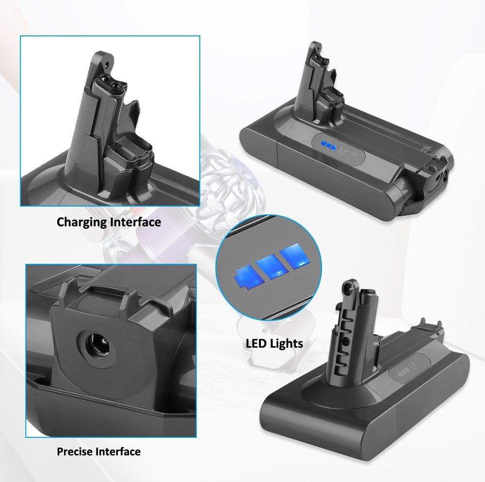 Dyson V10 SV12 Vacuum Battery Replacement Absolute Motorhead Animal — 25.2V 4000mAh