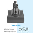 Dyson-V6-64.8WH-Vacuum-Cleaner-Battery