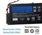 EL04XL Battery for HP ENVY 4 TouchSmart 4 Series — 14.8V 52Wh