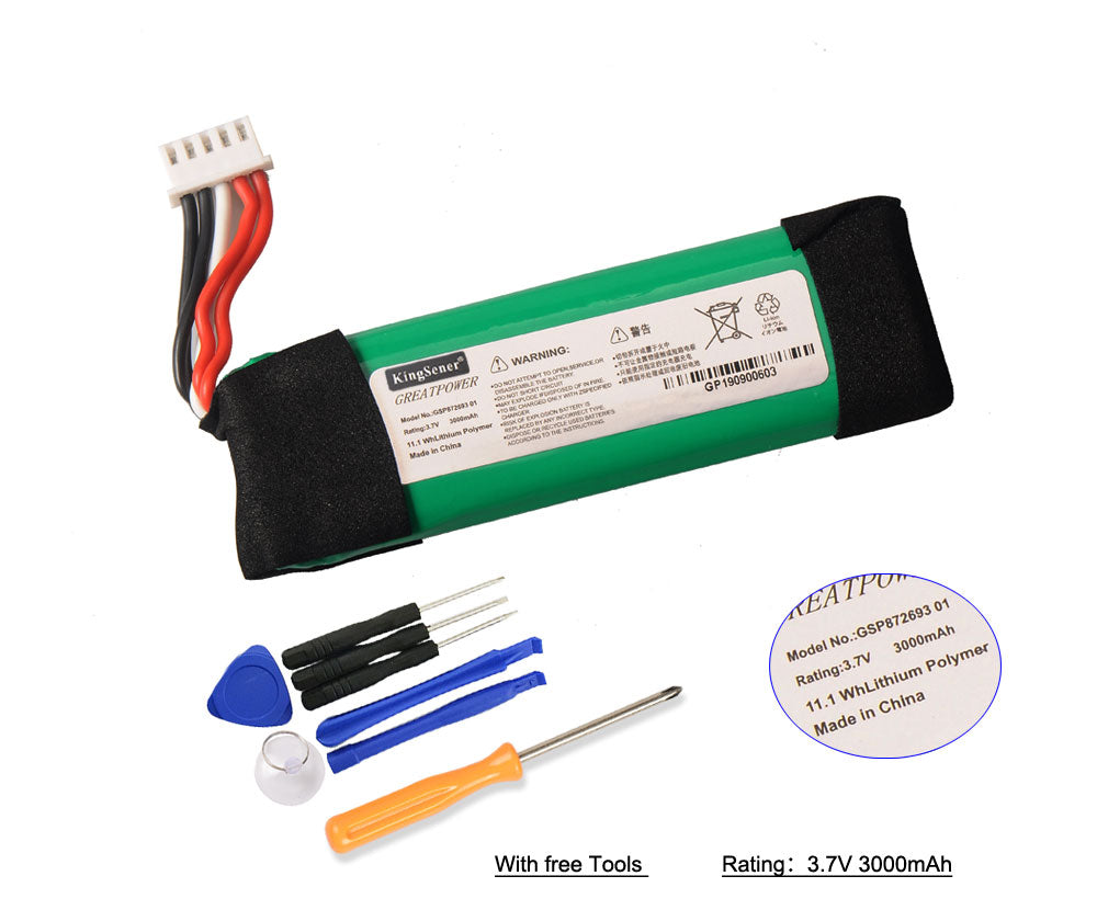 GSP872693-Battery-Replacement-JBL-Flip-4-3000mAh