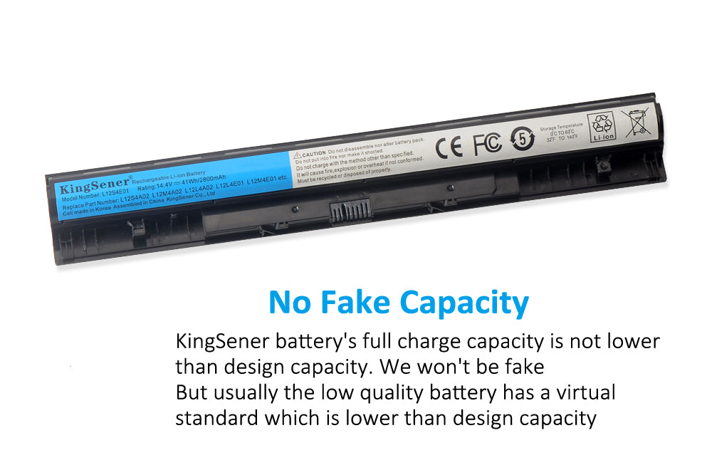 L12S4E01 L12L4A02 Battery for Lenovo G400 G500 G40 G50 Z40 Z50 — 14.4V 41Wh