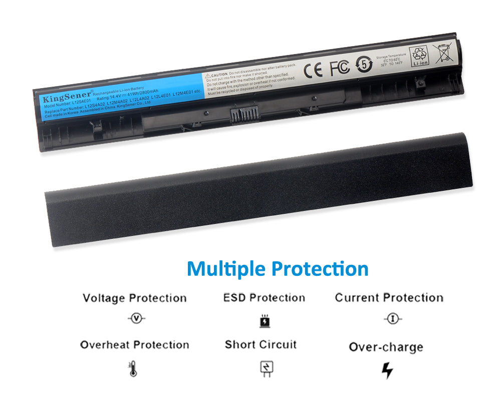 L12S4E01 L12L4A02 Battery for Lenovo G400 G500 G40 G50 Z40 Z50 — 14.4V 41Wh