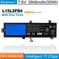 L15L2PB4 Laptop Battery for Lenovo IdeaPad, 30Wh, showing the internal battery unit with labels